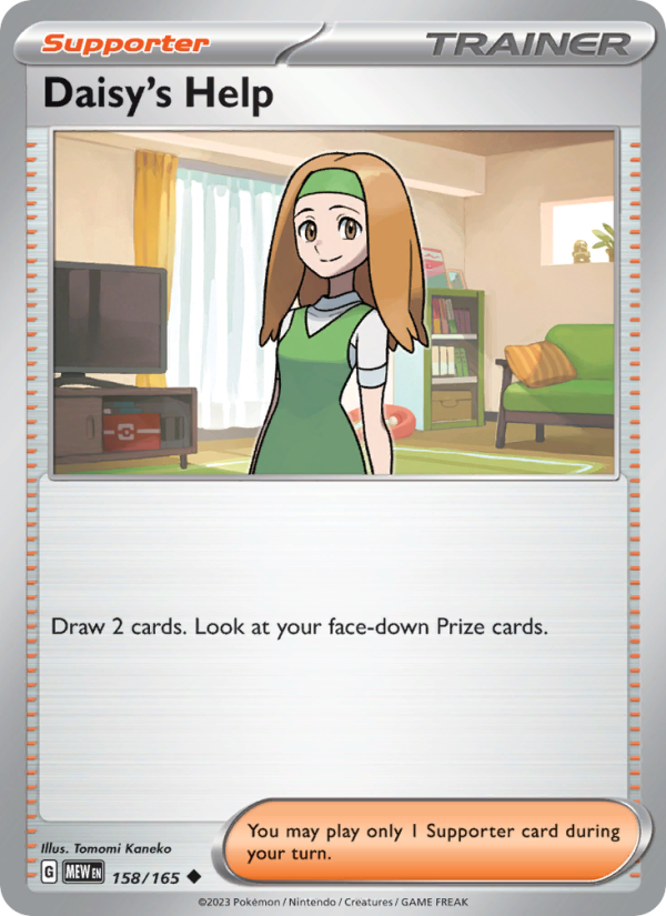 Daisy's Help (158/165) Reverse Holo card image