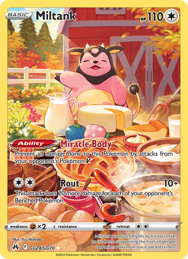 Miltank (GG24/159) Holographic card image