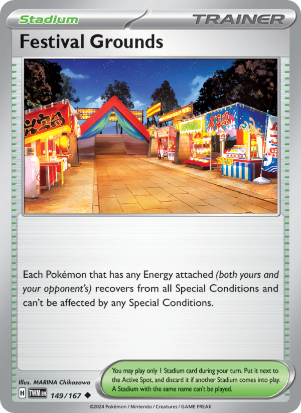 Festival Grounds (149/167) Reverse Holo card image