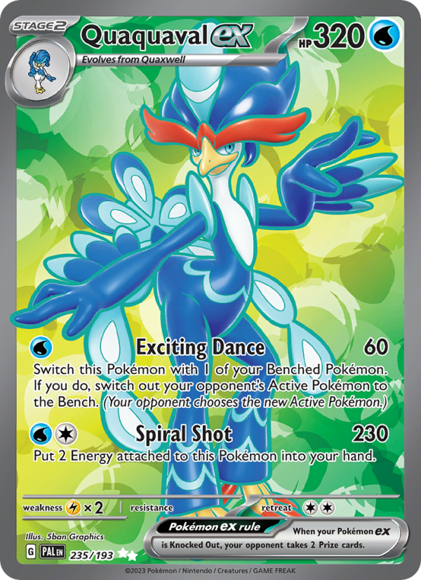 Quaquaval ex (235/193) Holographic card image