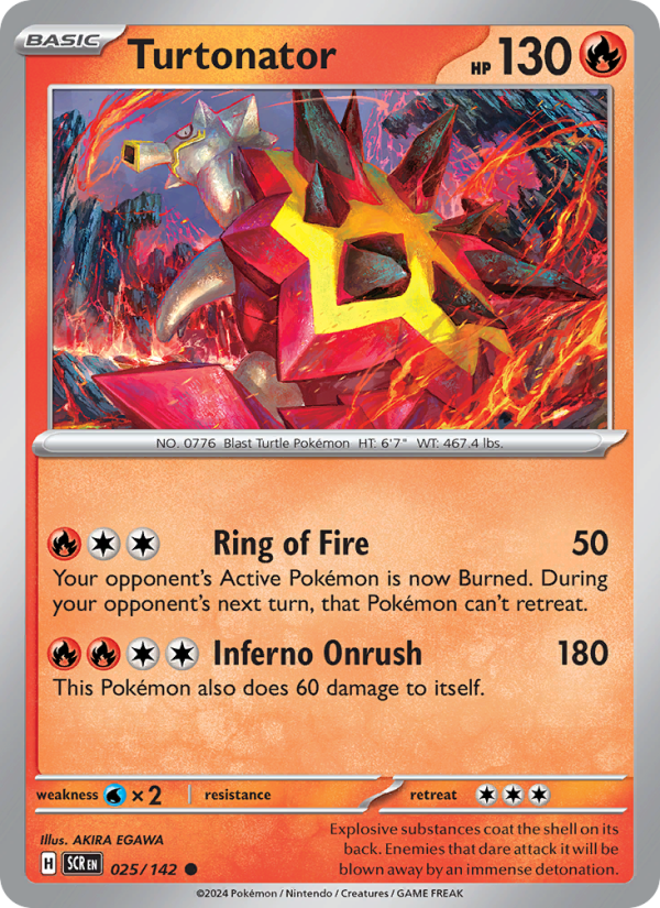 Turtonator (025/142) Reverse Holo card image