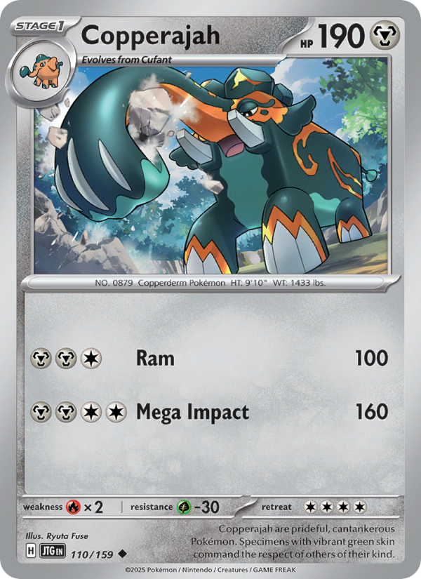 Copperajah (110/159) Reverse Holo card image