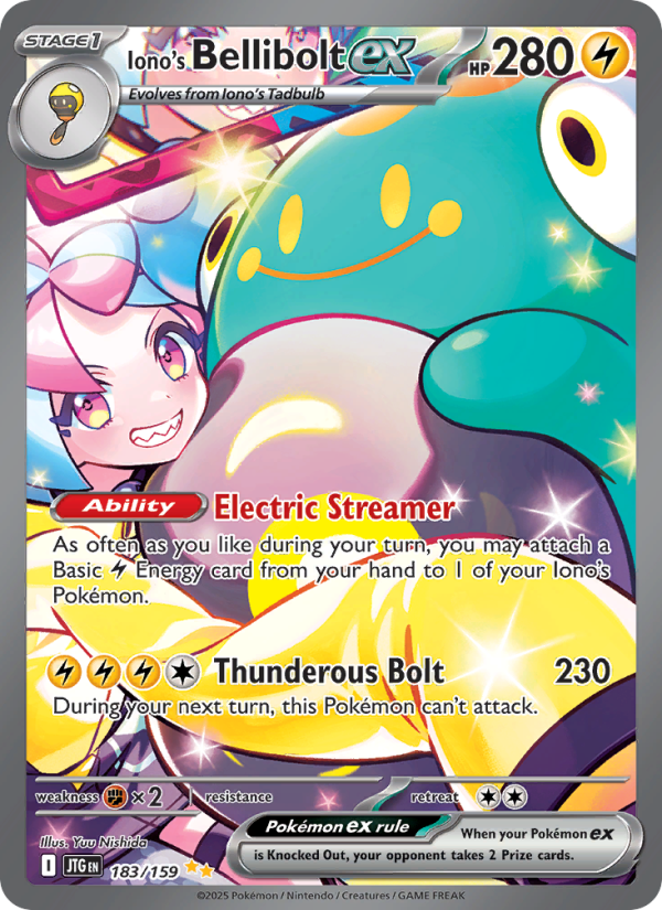 Iono's Bellibolt ex (183/159) Reverse Holo card image
