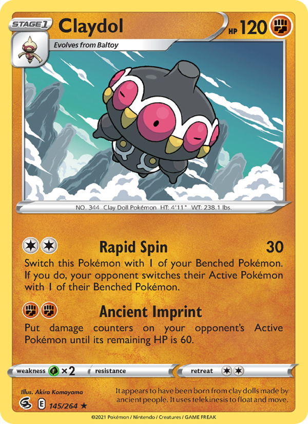 Claydol (145/264) Reverse Holo card image