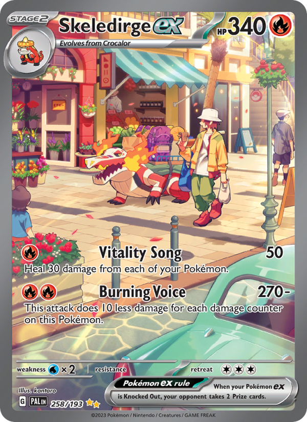 Skeledirge ex (258/193) Holographic card image