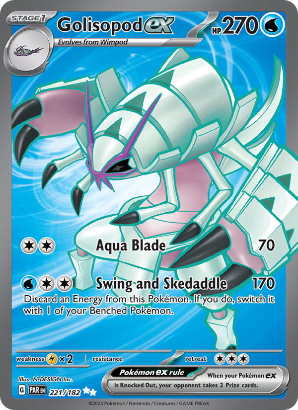 Golisopod ex (221/182) Holographic card image
