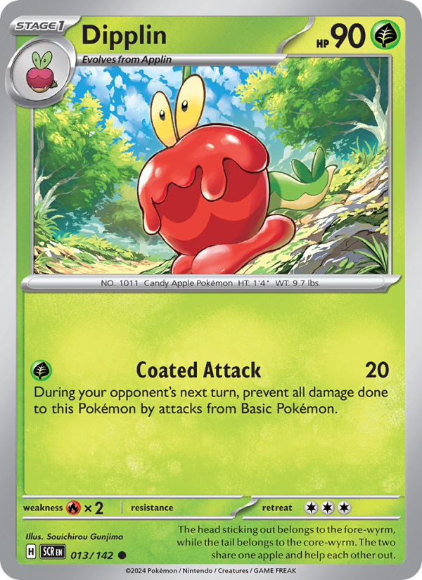 Dipplin (013/142) Reverse Holo card image