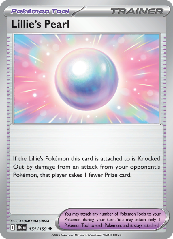Lillie's Pearl (151/159) Reverse Holo card image