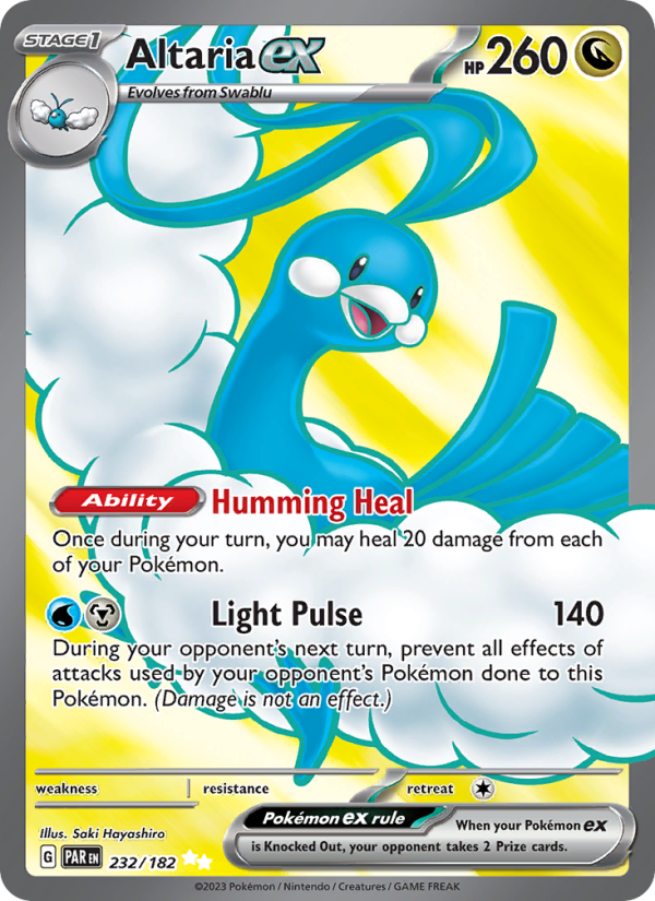 Altaria ex (232/182) Holographic card image