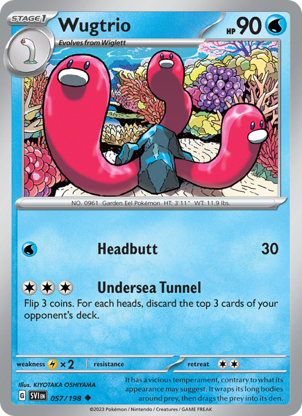 Wugtrio (057/198) Reverse Holo card image