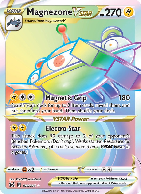 Magnezone VSTAR (198/196) Holographic card image