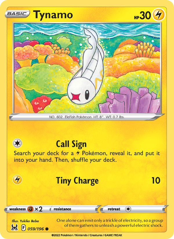 Tynamo (059/196) Reverse Holo card image