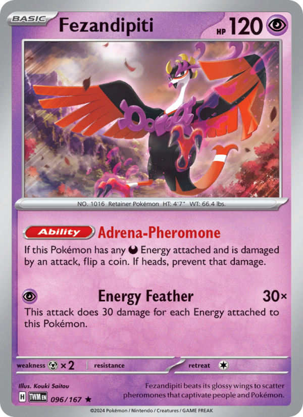 Fezandipiti (096/167) Reverse Holo card image