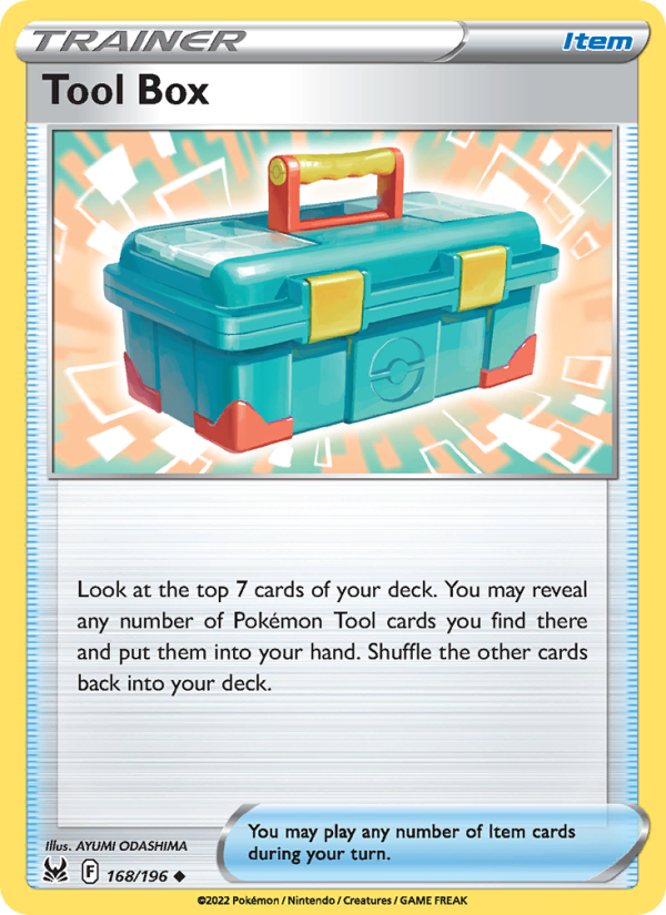 Tool Box (168/196) Reverse Holo card image