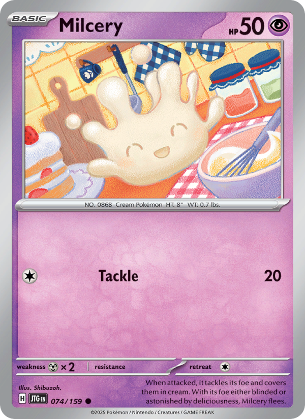 Milcery (074/159) Reverse Holo card image