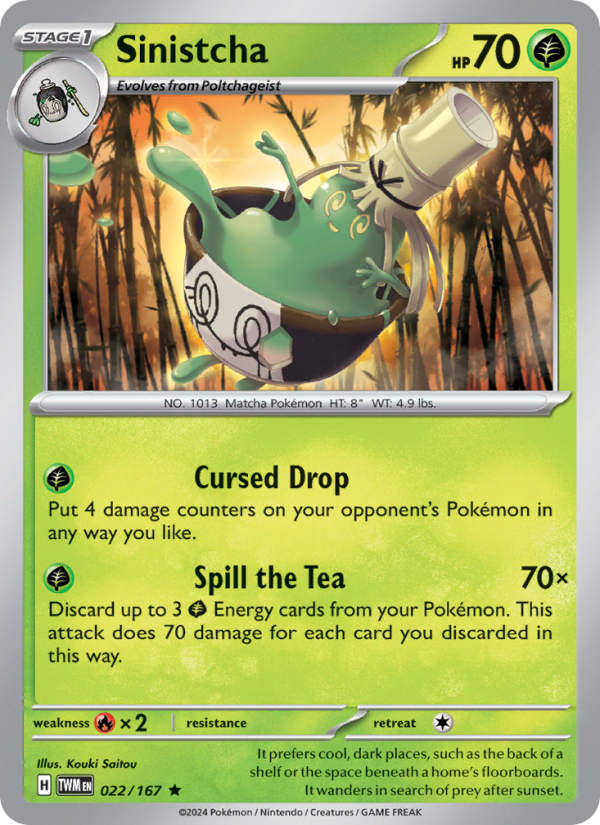 Sinistcha (022/167) Reverse Holo card image