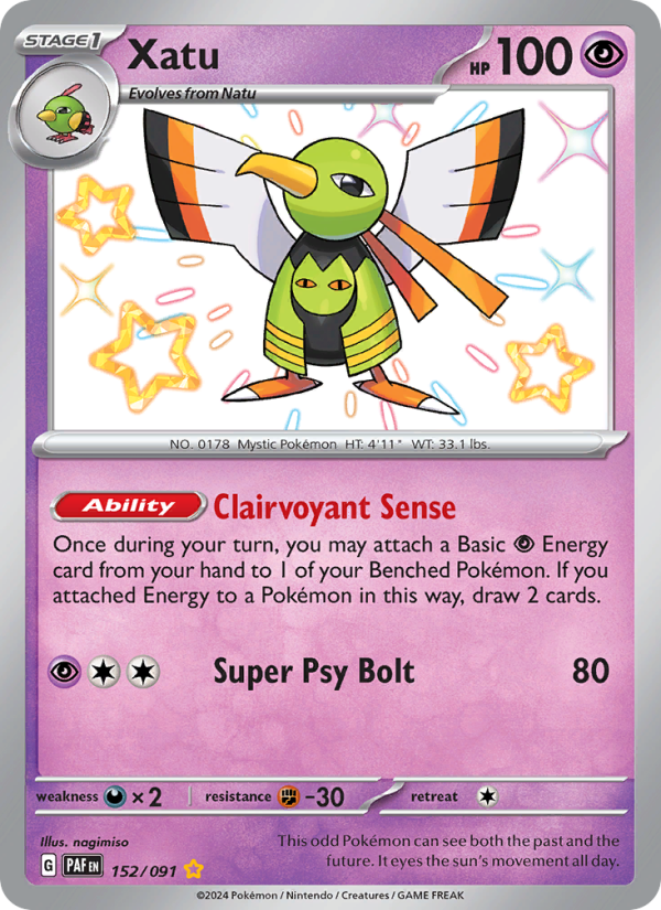 Xatu (152/91) Holographic card image