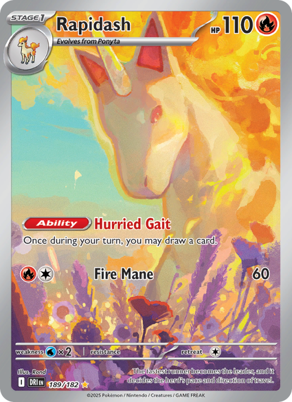 Rapidash (189/182) Reverse Holo card image