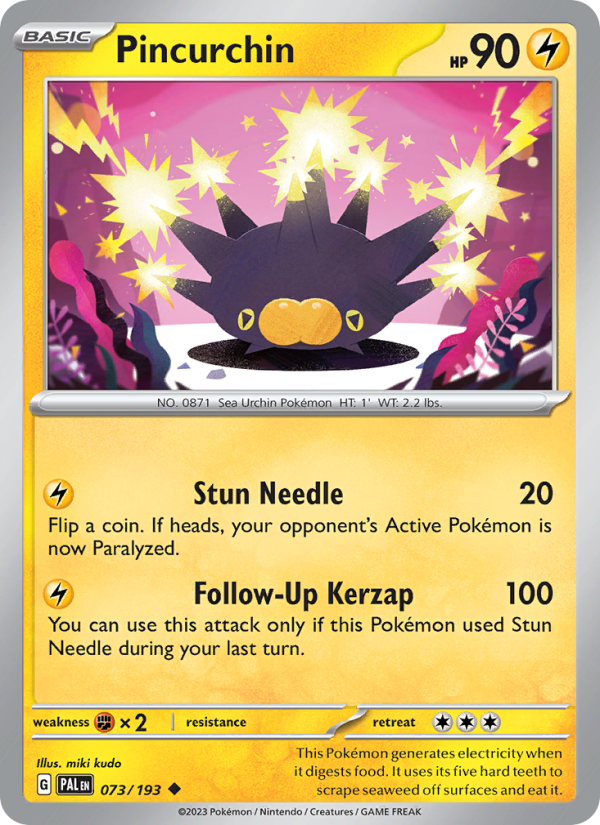 Pincurchin (073/193) Reverse Holo card image