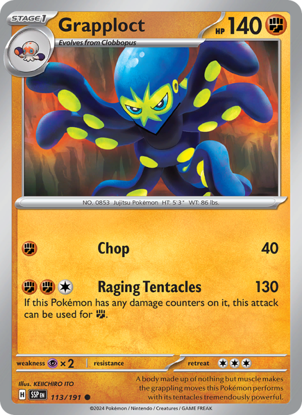 Grapploct (113/191) Reverse Holo card image