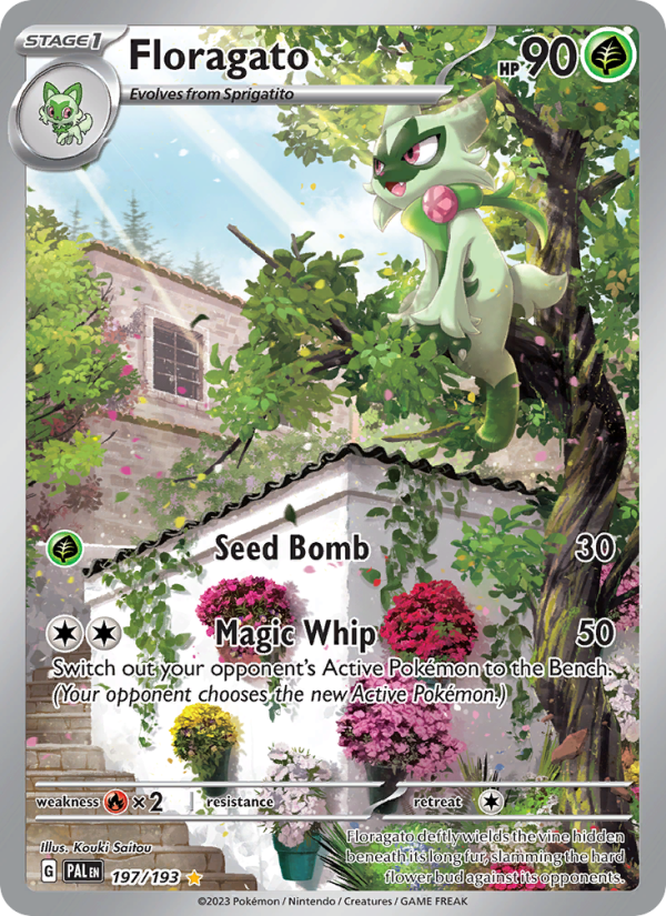Floragato (197/193) Holographic card image