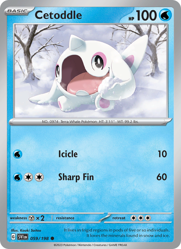 Cetoddle (059/198) Reverse Holo card image