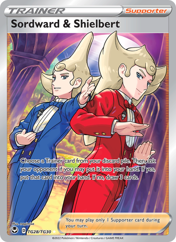 Sordward & Shielbert (TG28/195) Holographic card image