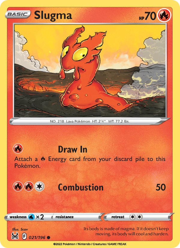 Slugma (021/196) Reverse Holo card image