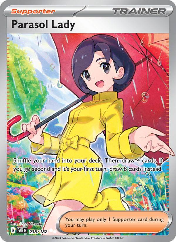 Parasol Lady (238/182) Holographic card image