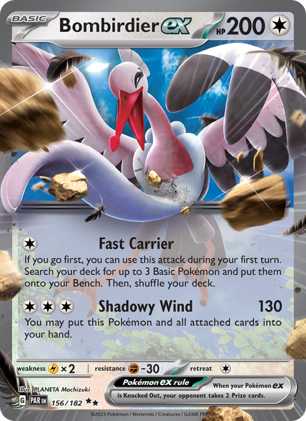 Bombirdier ex (156/182) Holographic card image