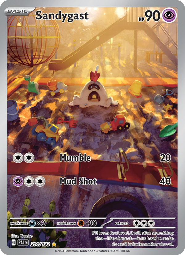 Sandygast (214/193) Holographic card image