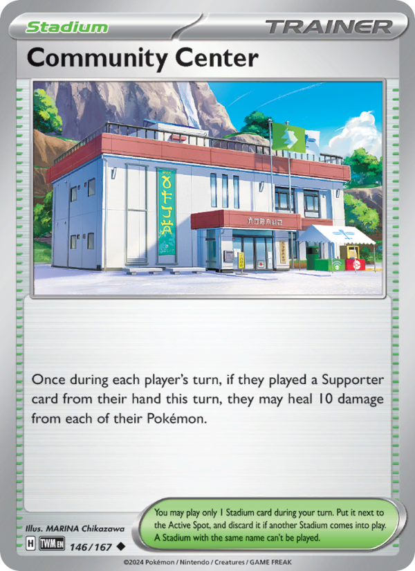 Community Center (146/167) Reverse Holo card image