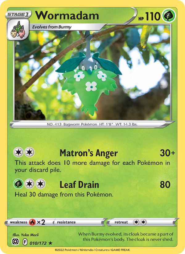 Wormadam (010/172) Reverse Holo card image