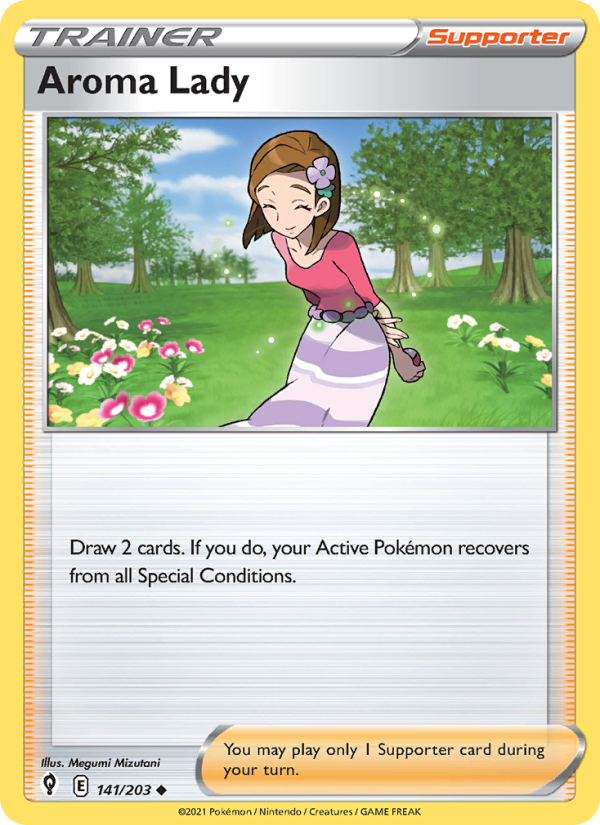 Aroma Lady (141/203) Reverse Holo card image