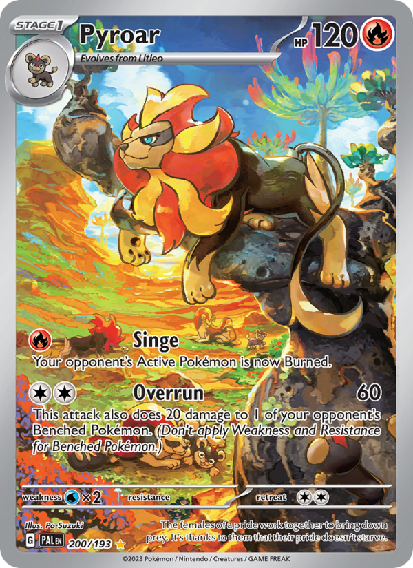 Pyroar (200/193) Holographic card image