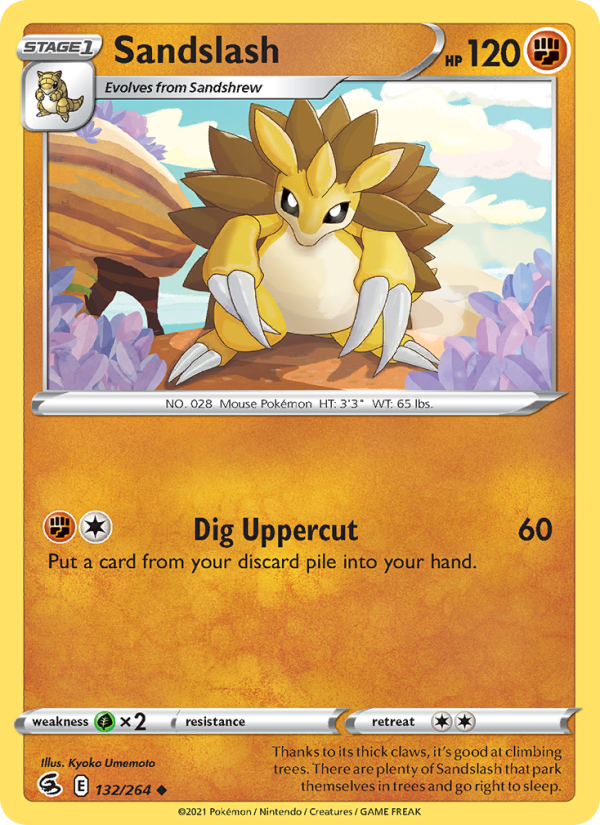 Sandslash (132/264) Reverse Holo card image
