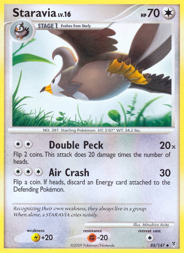 Staravia (085/147) Reverse Holo card image