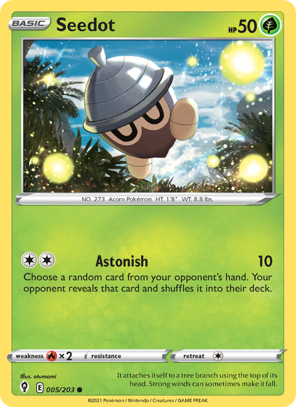 Seedot (005/203) Reverse Holo card image