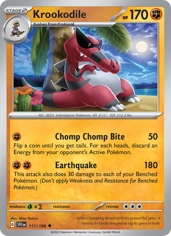Krookodile (117/198) Reverse Holo card image