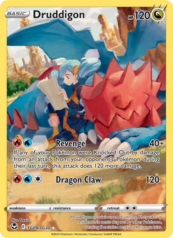 Druddigon (TG09/195) Holographic card image