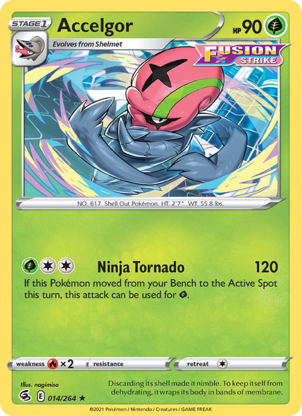 Accelgor (014/264) Reverse Holo card image