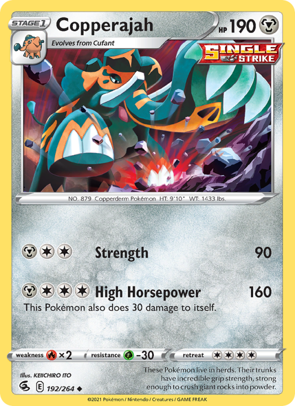 Copperajah (192/264) Reverse Holo card image