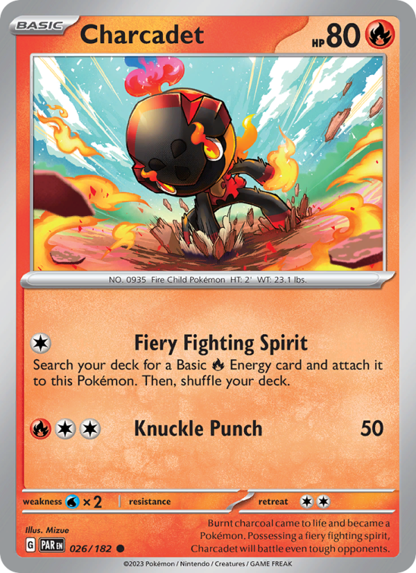 Charcadet (026/182) Reverse Holo card image
