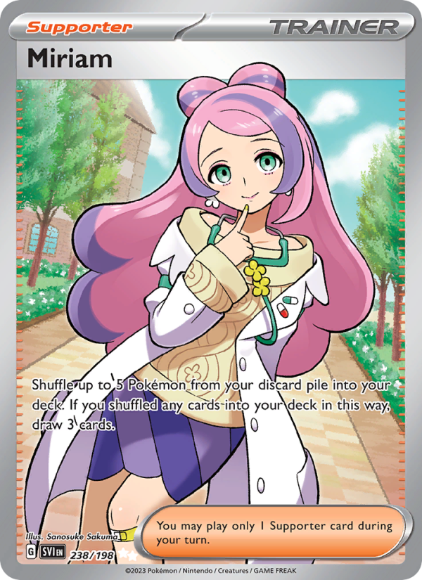 Miriam (238/198) Holographic card image
