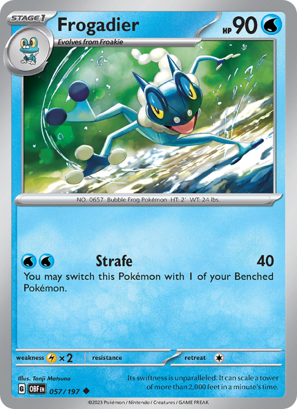 Frogadier (057/197) Reverse Holo card image
