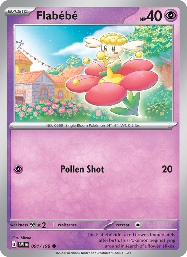 Flabébé (091/198) Reverse Holo card image