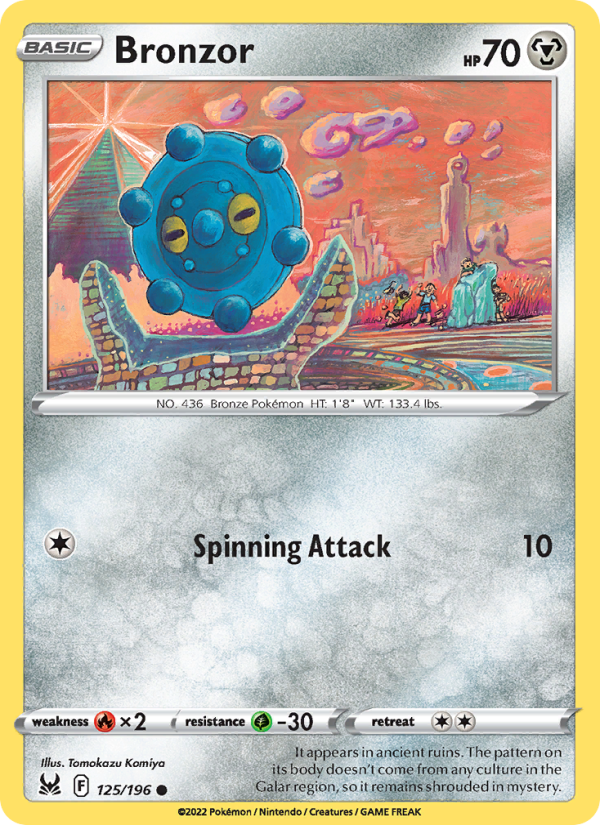Bronzor (125/196) Reverse Holo card image