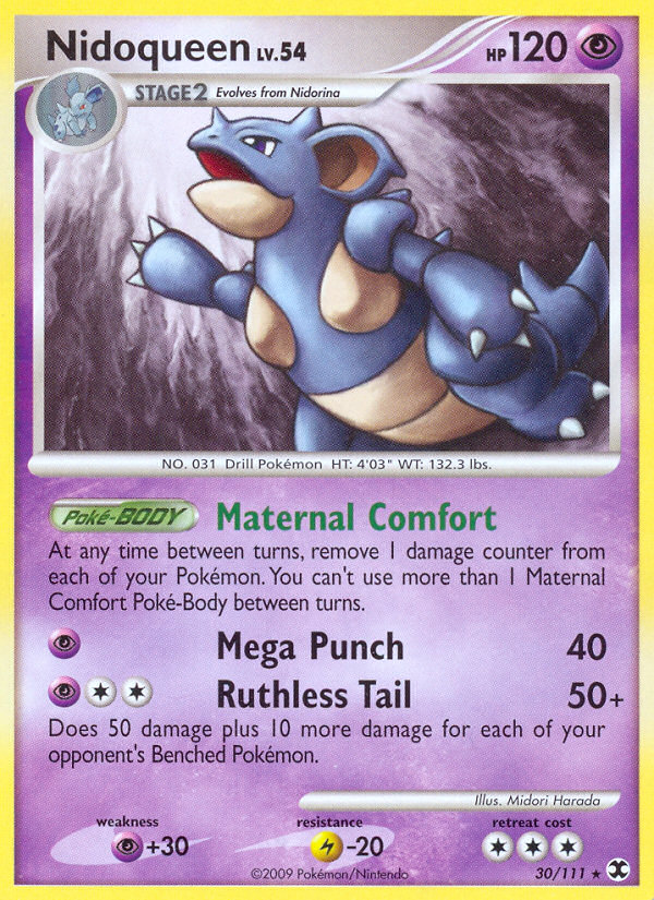 Nidoqueen (030/111) Reverse Holo card image