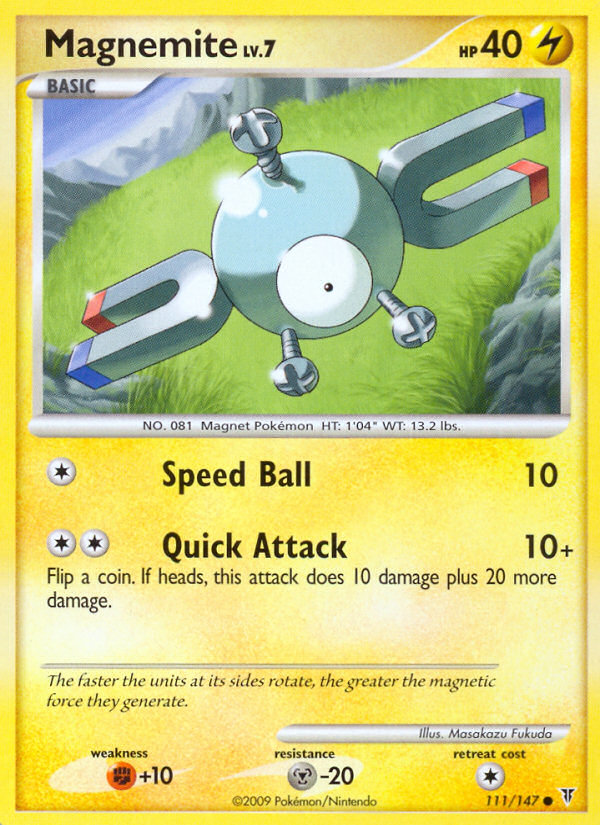 Magnemite (111/147) Reverse Holo card image