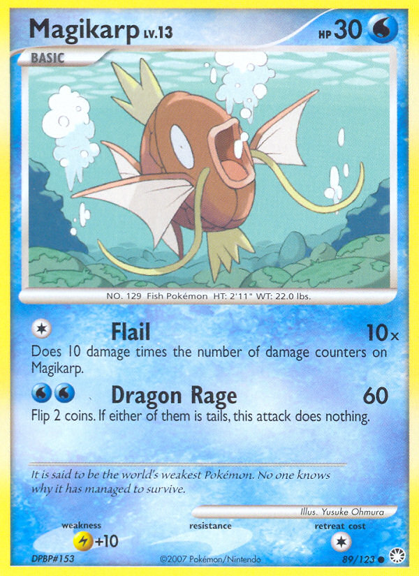 Magikarp (089/122) Reverse Holo card image